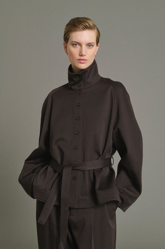 Veste Geode - Ébène - Laine - Femme
