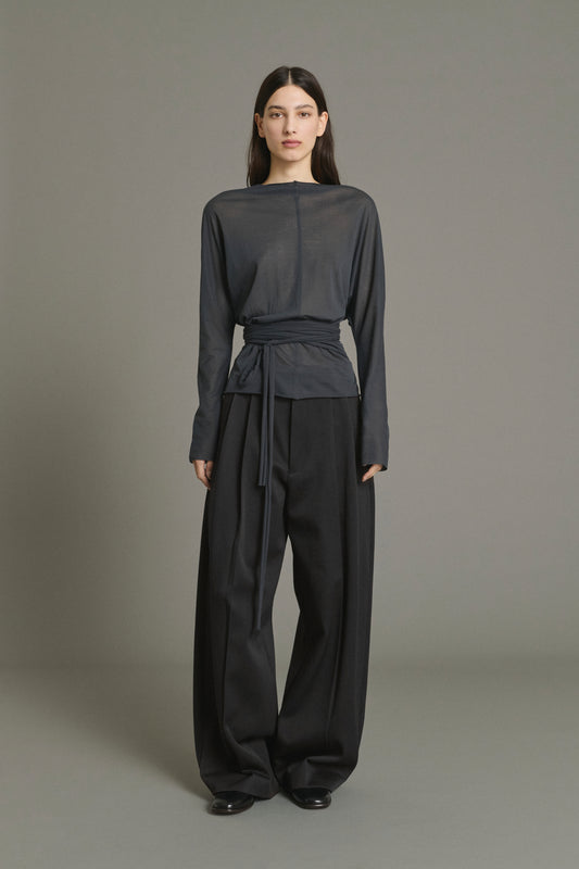 Tee-Shirt Luth - Gris Anthracite - Coton - Femme