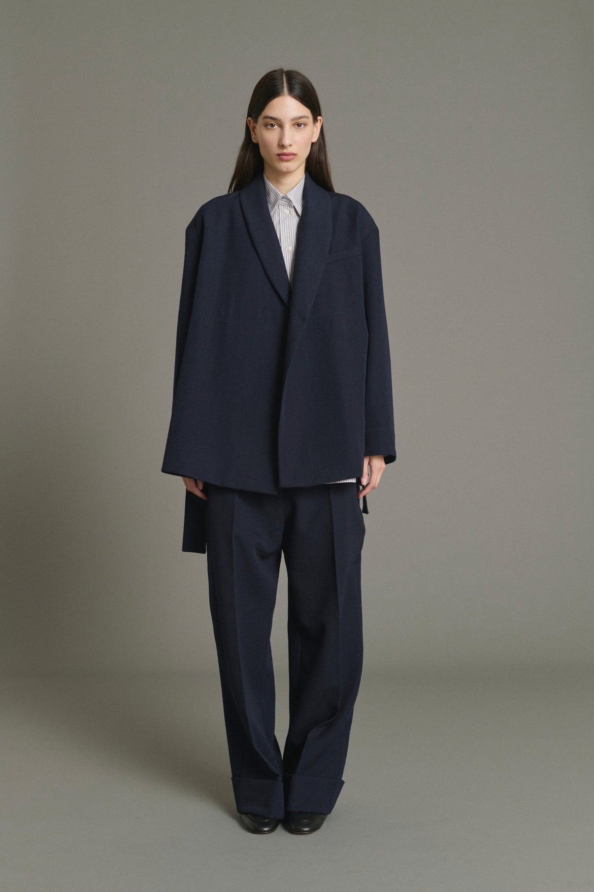 Veste Come - Navy - Laine - Femme vue 4