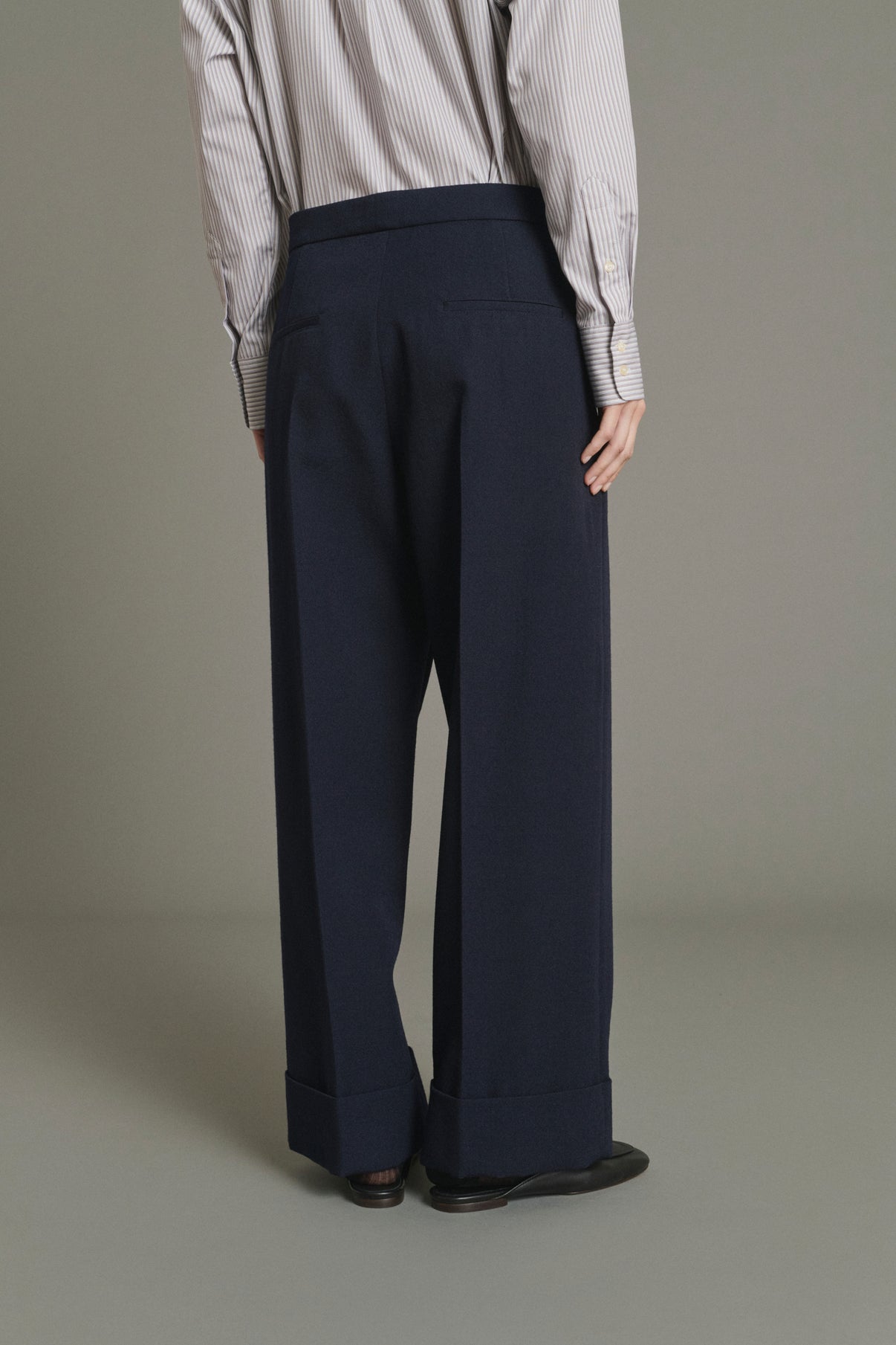 Pantalon Kobe - Navy - Laine - Femme vue 4