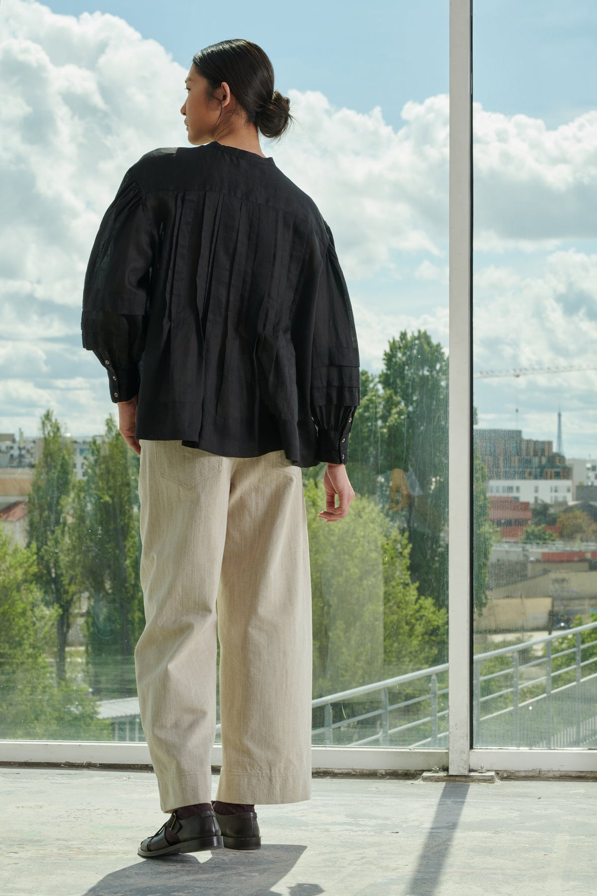 PANTALON PEPINO BEIGE/ECRU vue 3