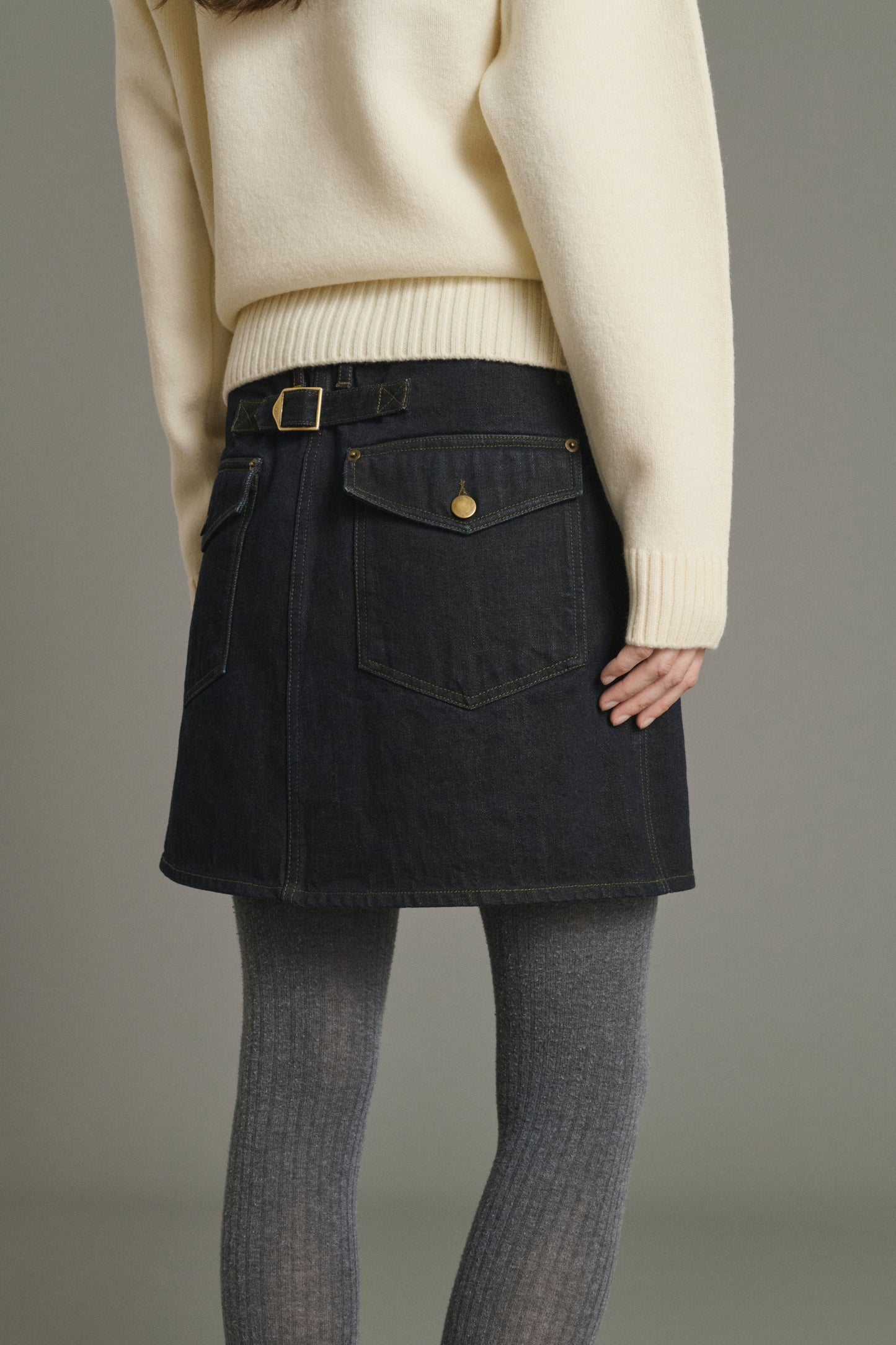 Jupe Lacy - Noir - Coton - Femme