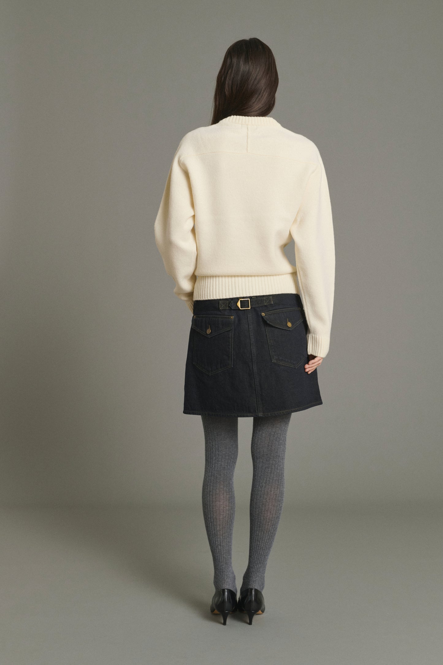 Jupe Lacy - Noir - Coton - Femme
