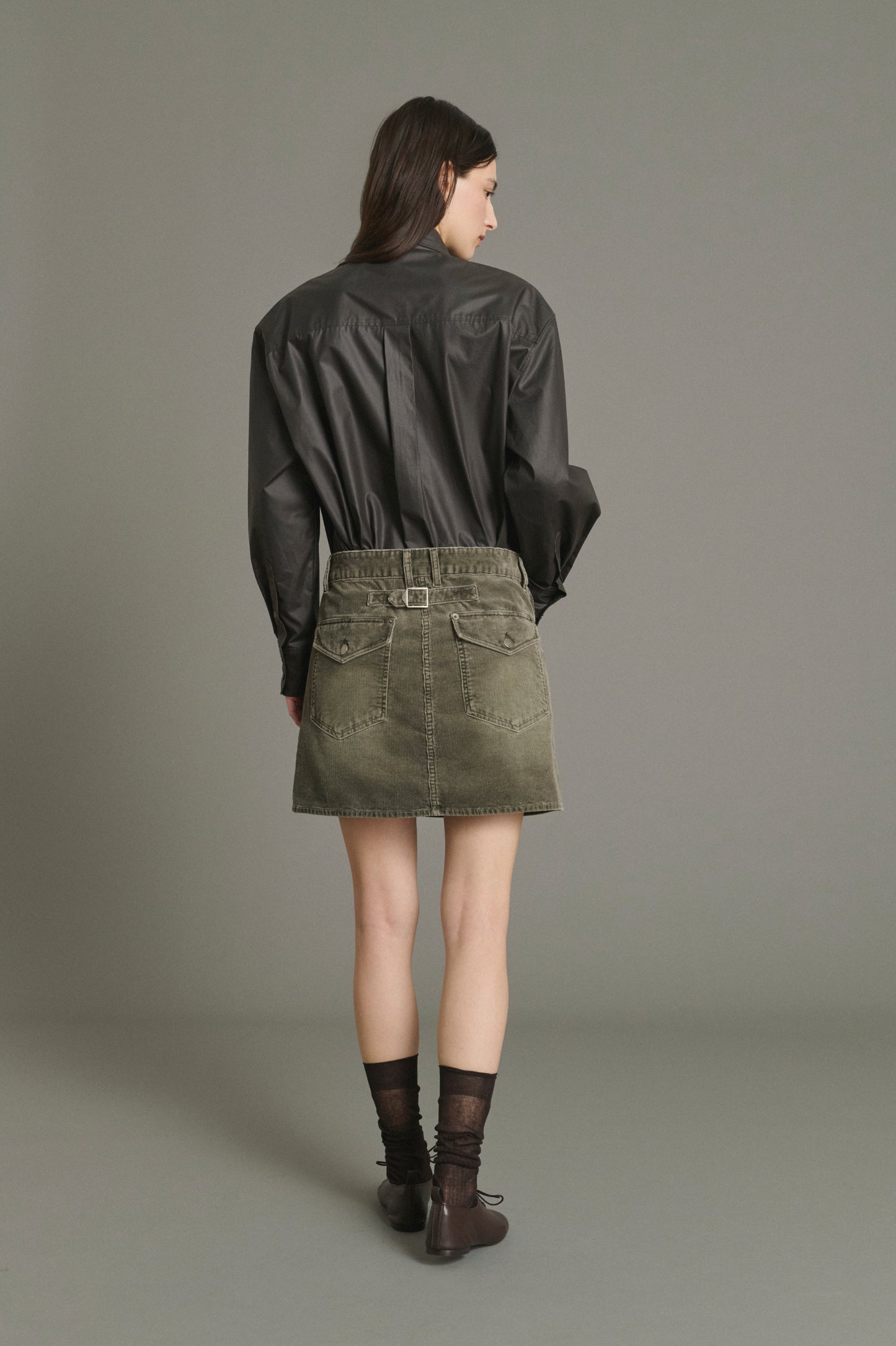 Jupe Lacy - Gris - Coton - Femme