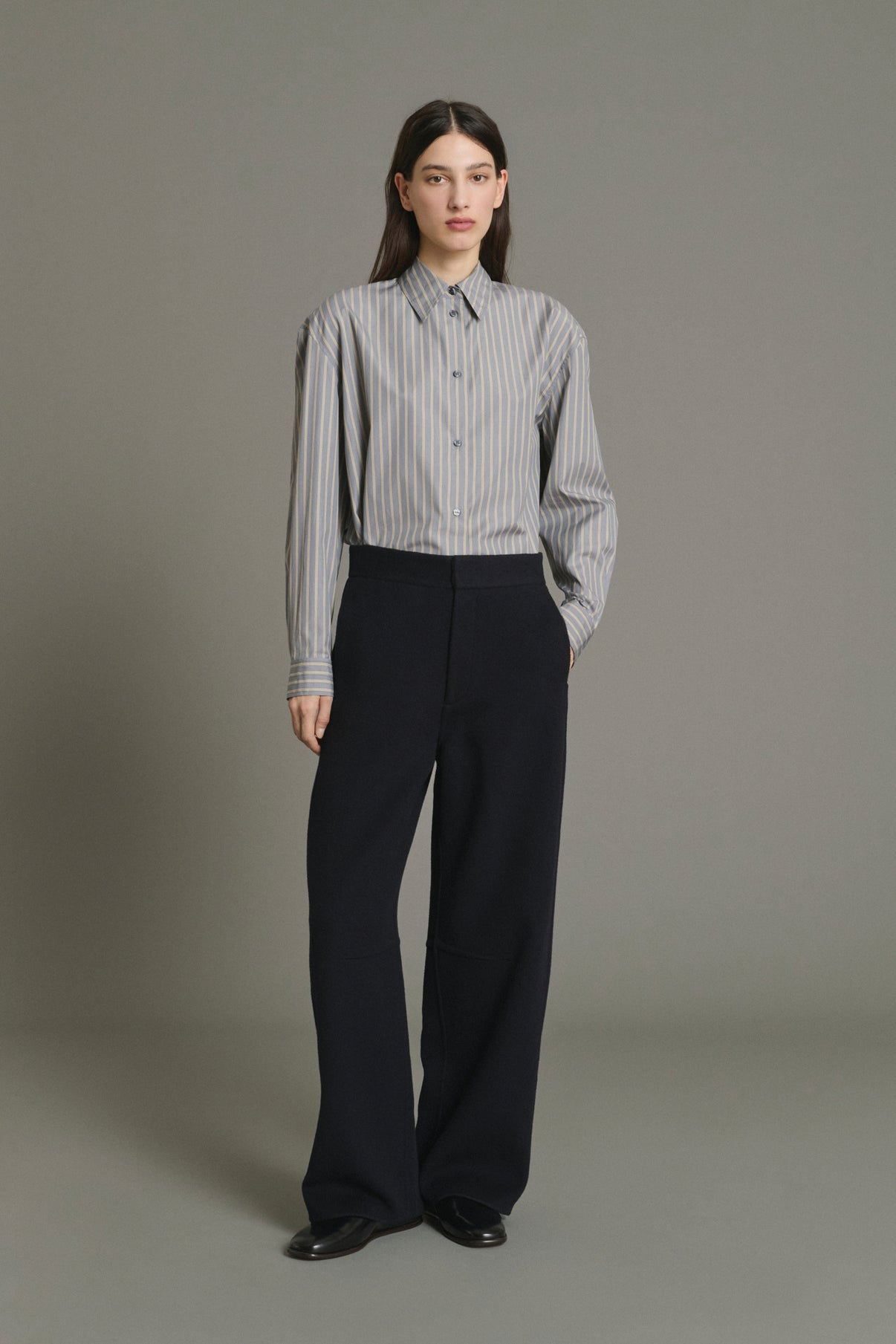 Pantalon Hawk - Deep Navy - Laine - Femme vue 1