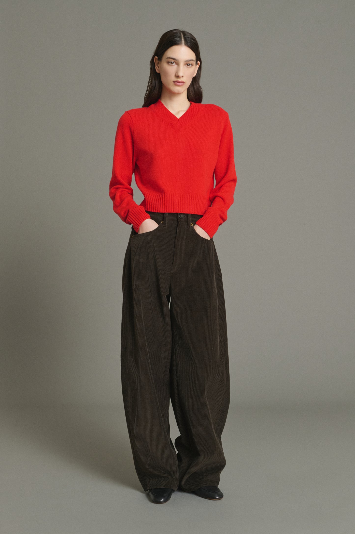 Pantalon Gunther - Marron Foncé - Coton - Femme
