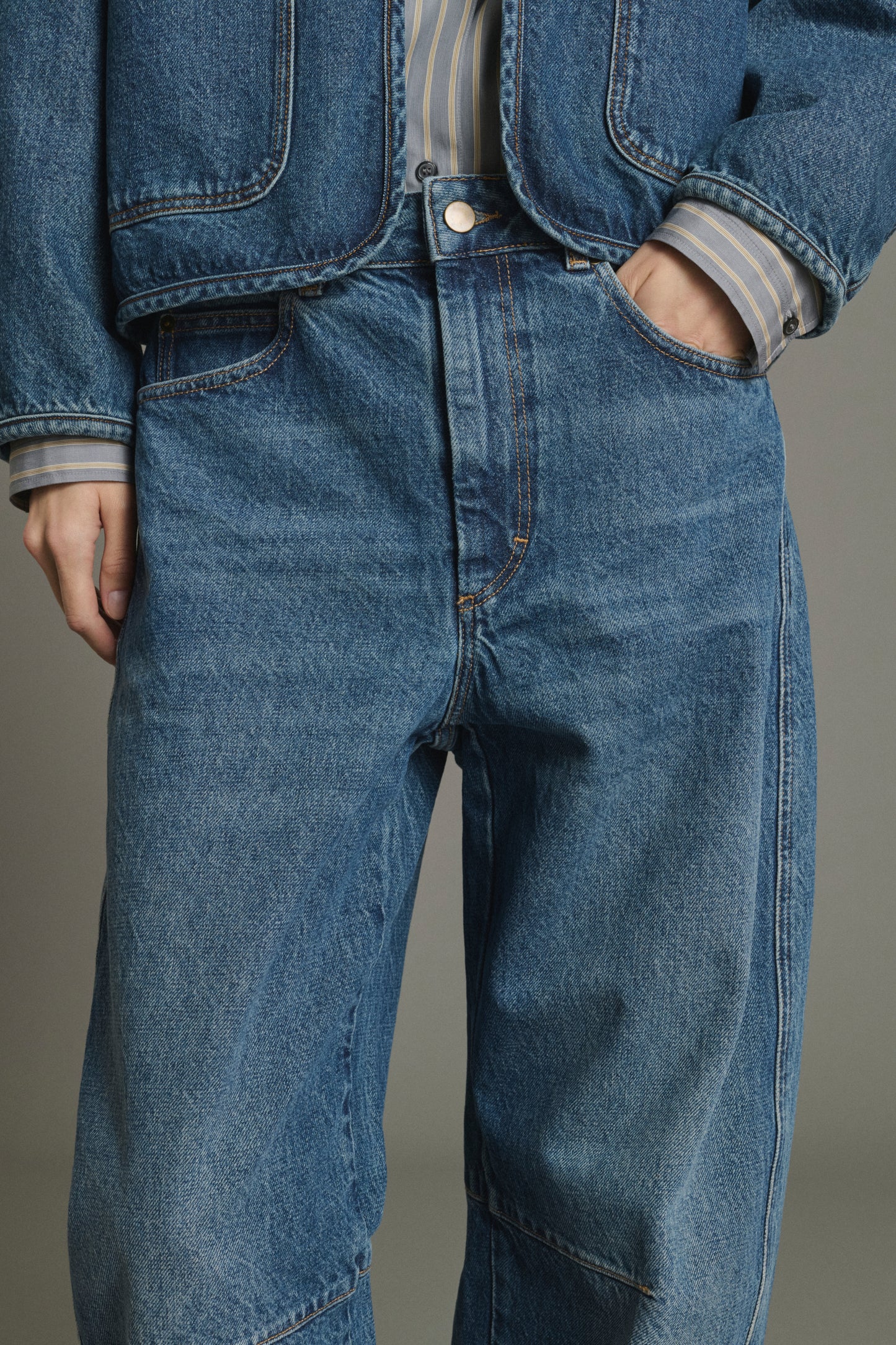 Jean Eliott - Bleu Denim Ample Femme - Soeur
