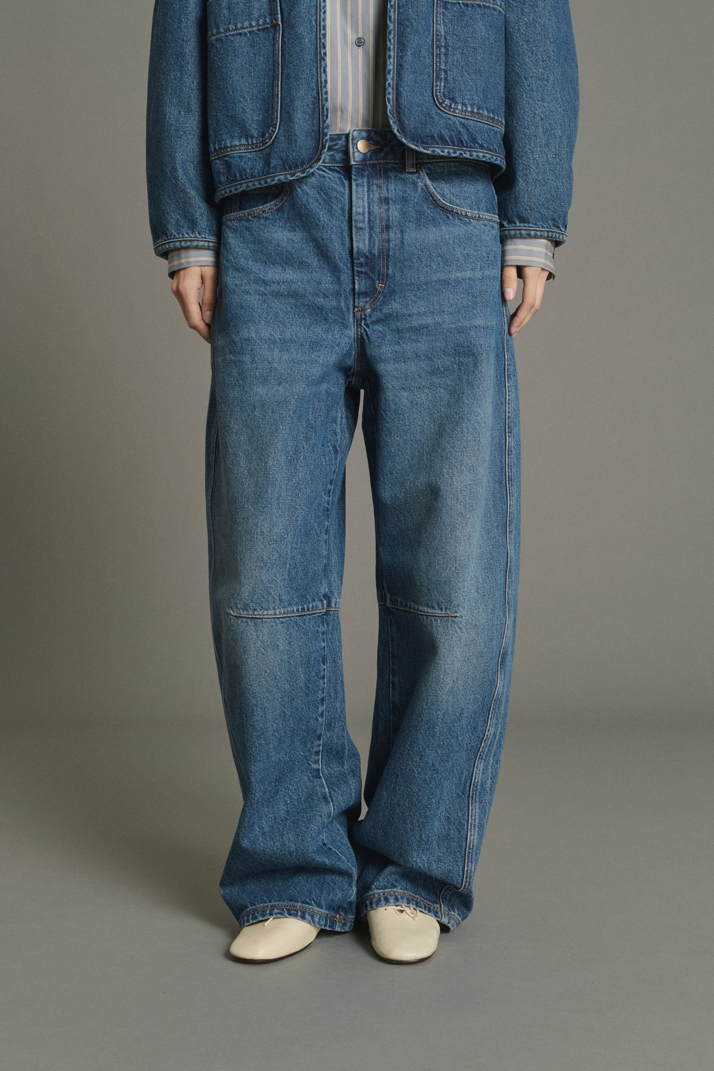 Jean Eliott - Bleu Denim Ample Femme - Soeur