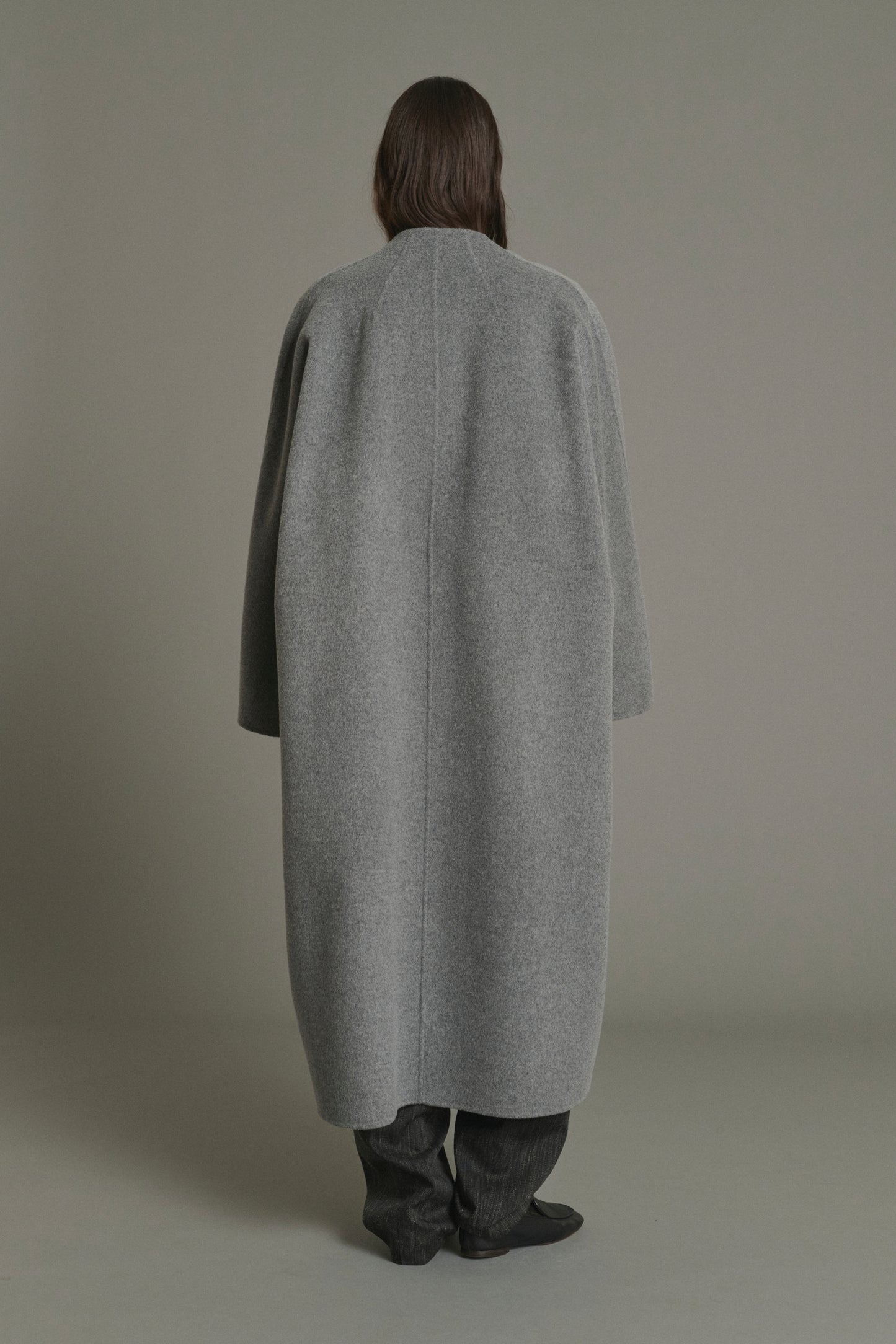 Manteau Harrow - Gris Clair - Laine - Femme