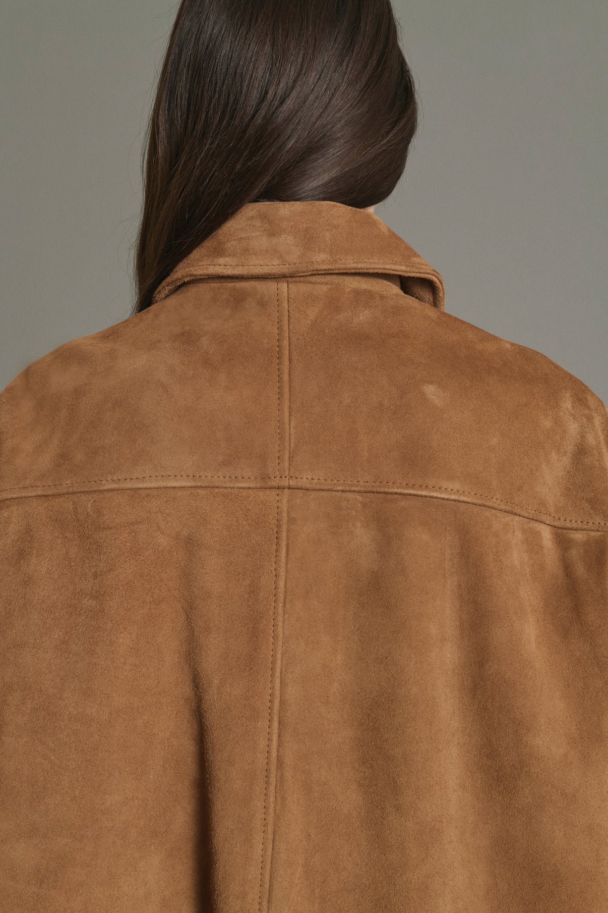 Veste Vincenzo - Naturel Croûte de Cuir Femme - Soeur vue 5