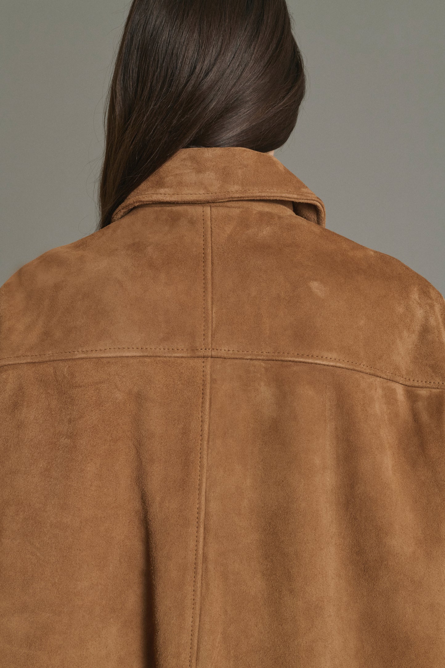 Veste Vincenzo - Naturel Croûte de Cuir Femme - Soeur