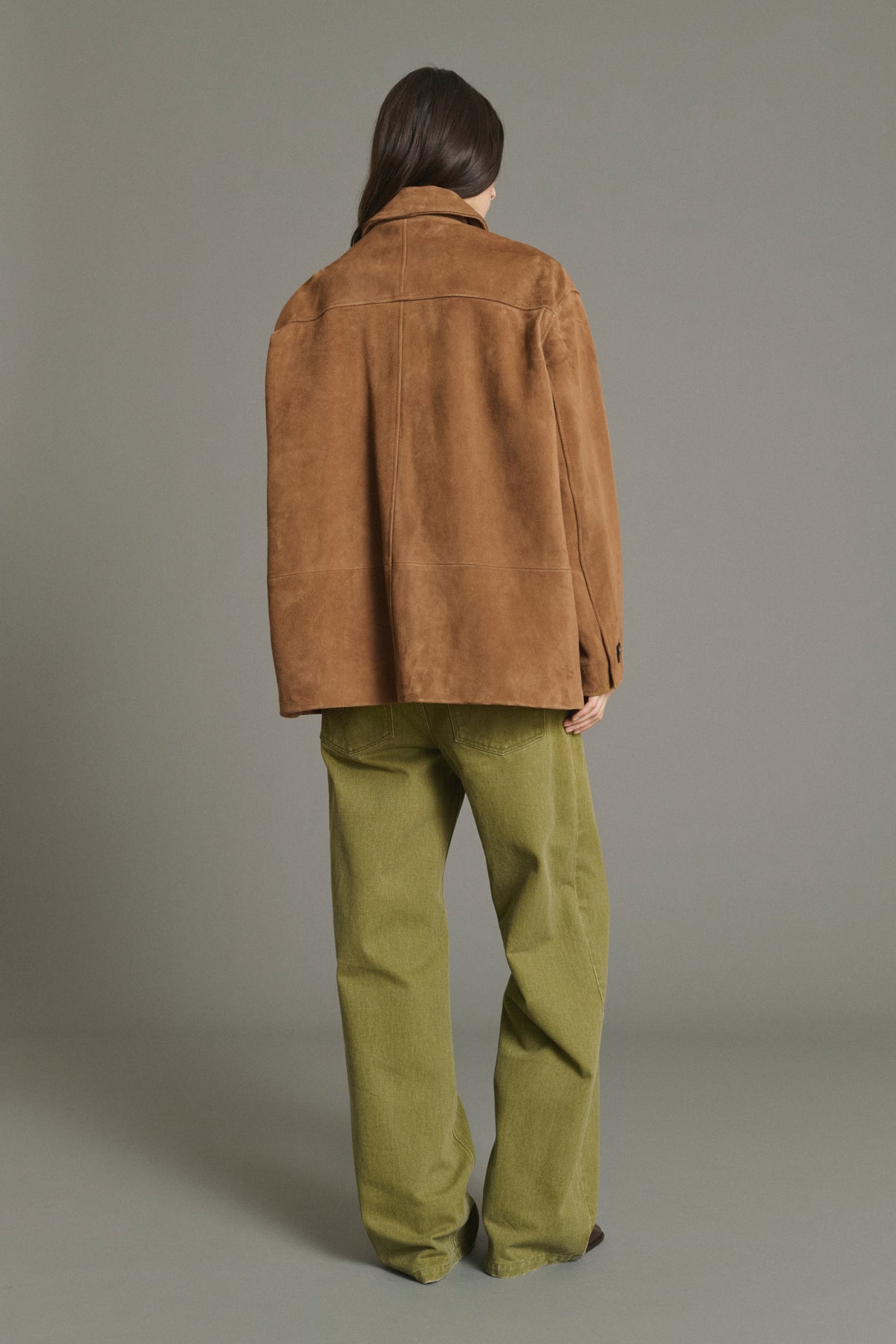 Veste Vincenzo - Naturel Croûte de Cuir Femme - Soeur vue 2