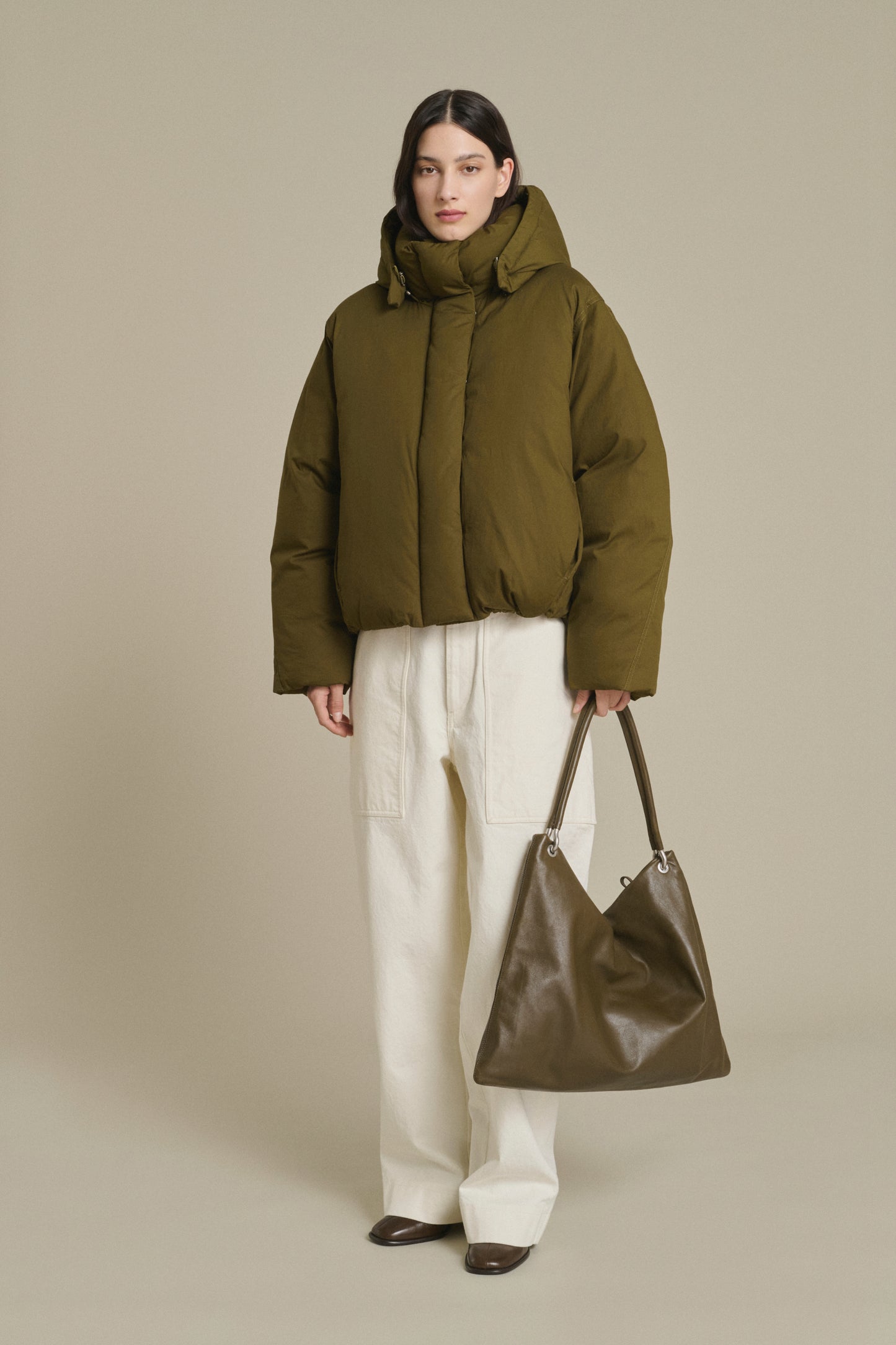 Doudoune Java - Kaki - Coton - Femme