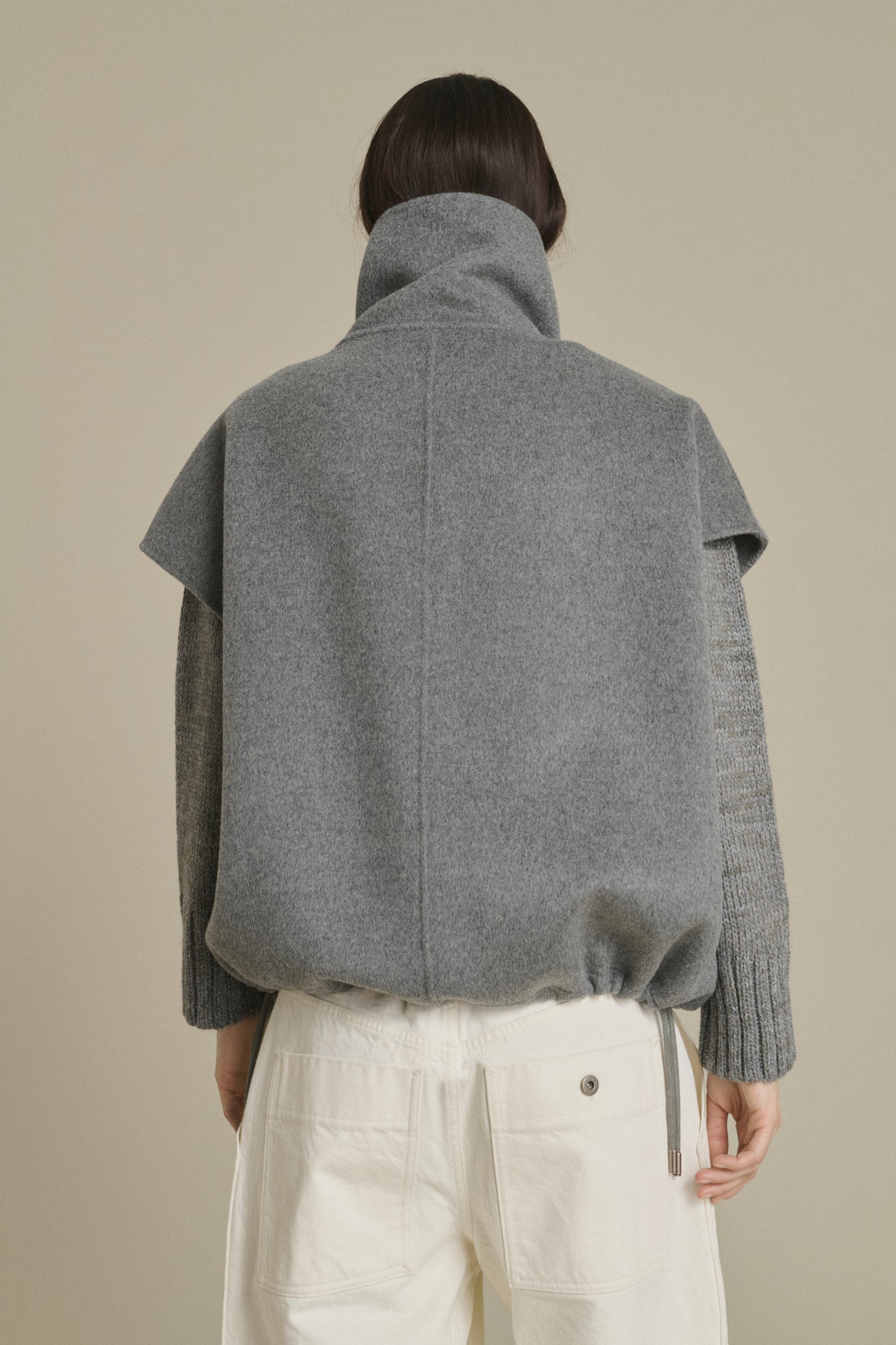 Blouson Juno - Gris Clair - Laine - Femme