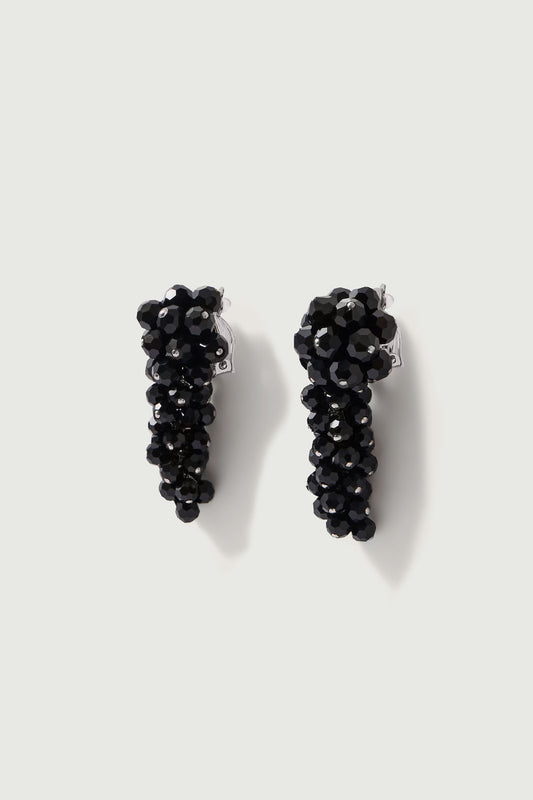 Boucles d'oreilles Dorothy - Noir - Femme