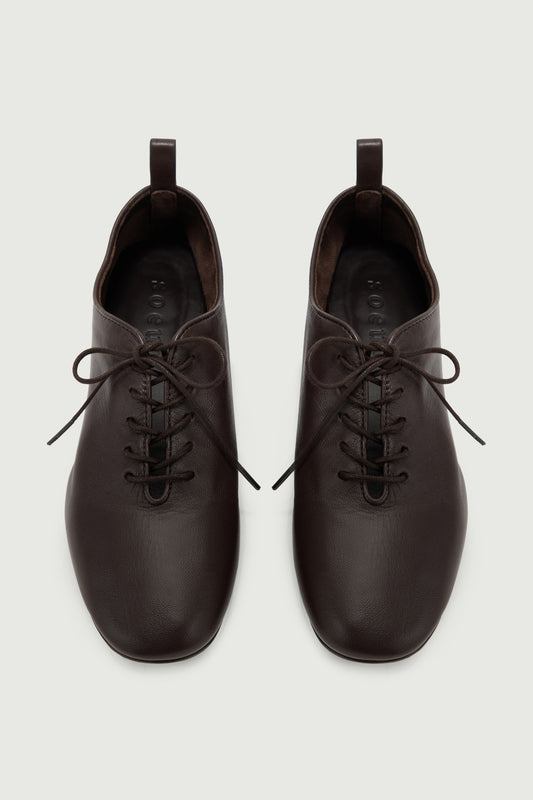 Derbies Orso - Marron Chaud - Cuir - Femme