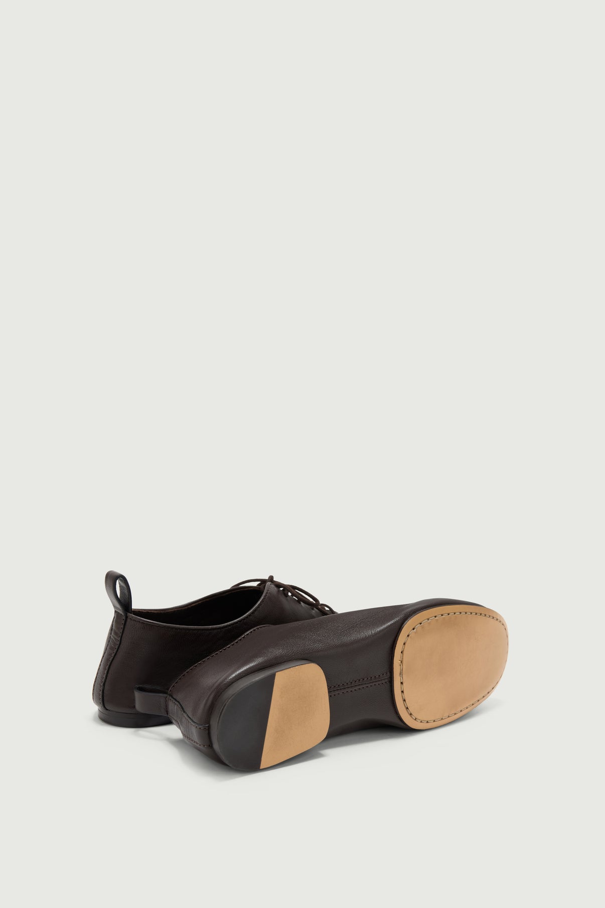 Derbies Orso - Marron Chaud - Cuir - Femme vue 4