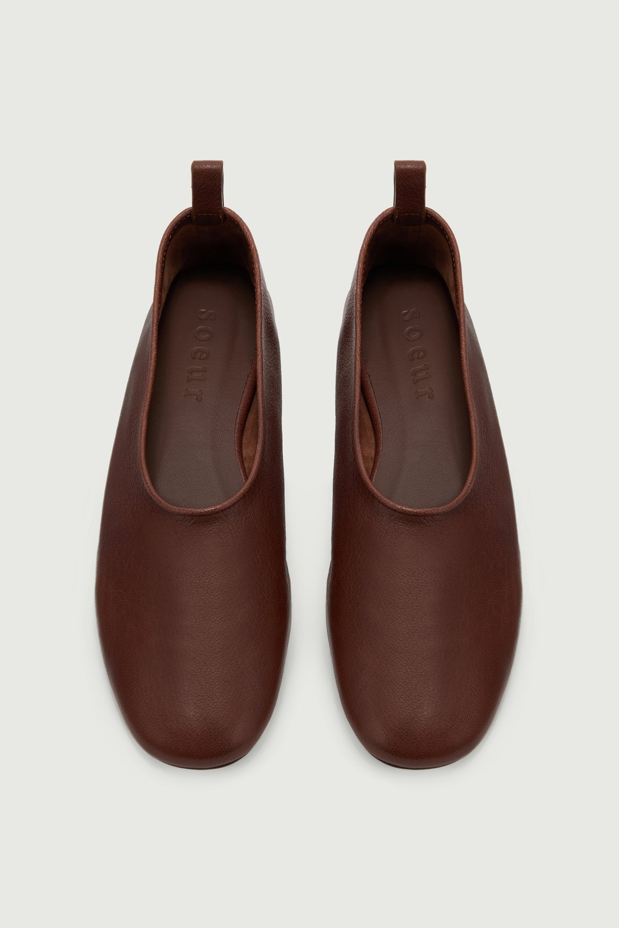 Ballerines Bala - Cognac - Cuir - Femme vue 3