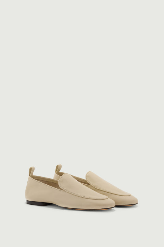 Mocassins Nine - Ivoire - Cuir - Femme