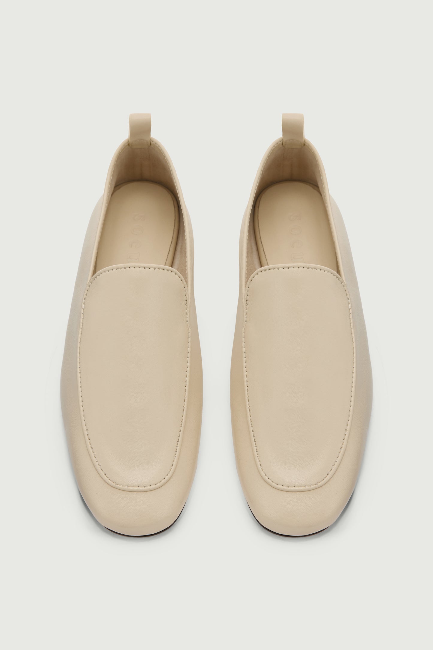 Mocassins Nine - Ivoire - Cuir - Femme