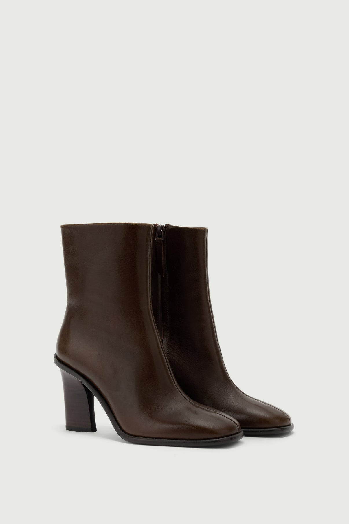 Bottines Lollie - Marron Foncé - Cuir - Femme vue 2