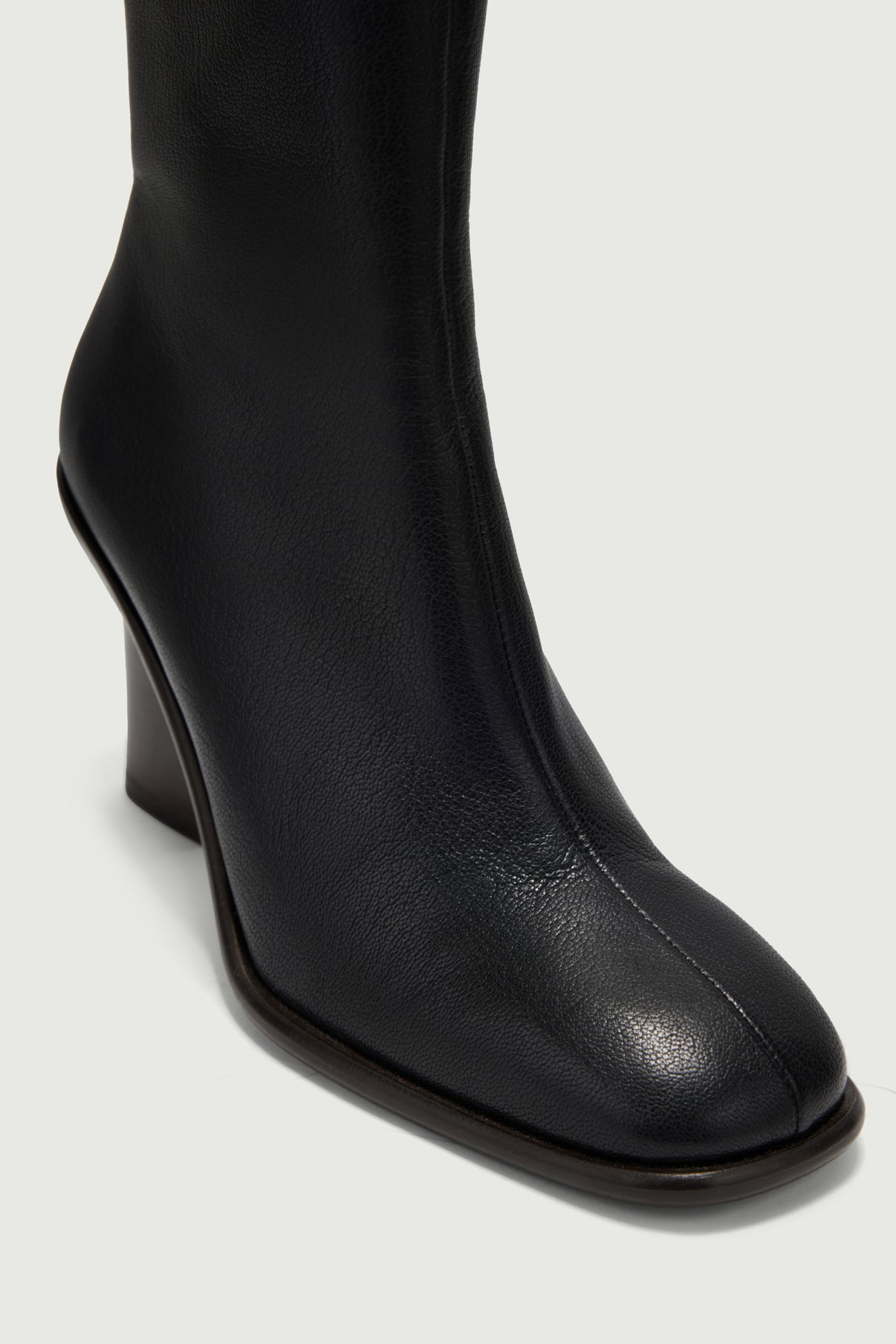 Bottines Lollie - Noir - Cuir - Femme vue 4