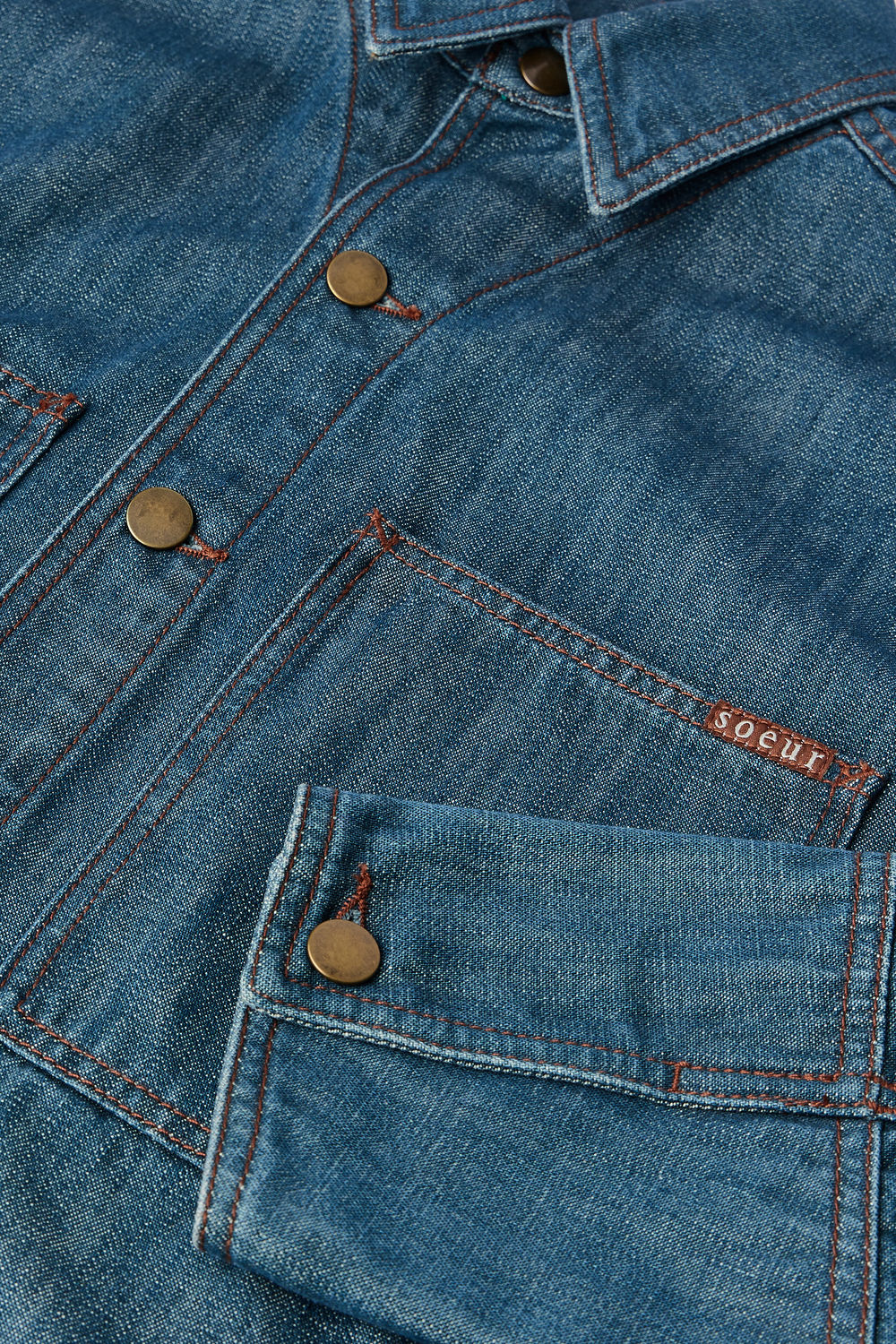 Chemise Garance - Bleu/Vert - Femme vue 8