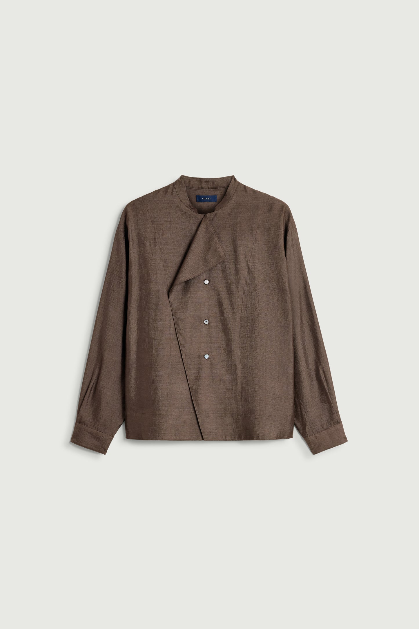 Blouse Hampton - Marron Foncé - Soie - Femme