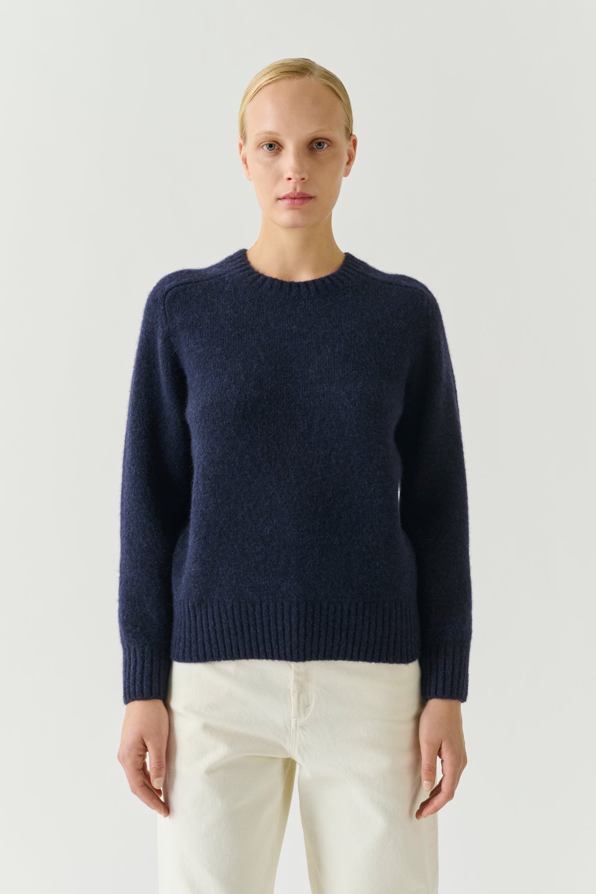Pull Envie - Navy - Laine - Femme vue 1
