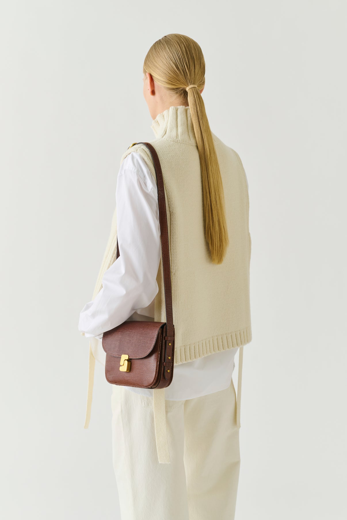 Sac Bellissima Mini - Cognac Cuir - Soeur vue 2