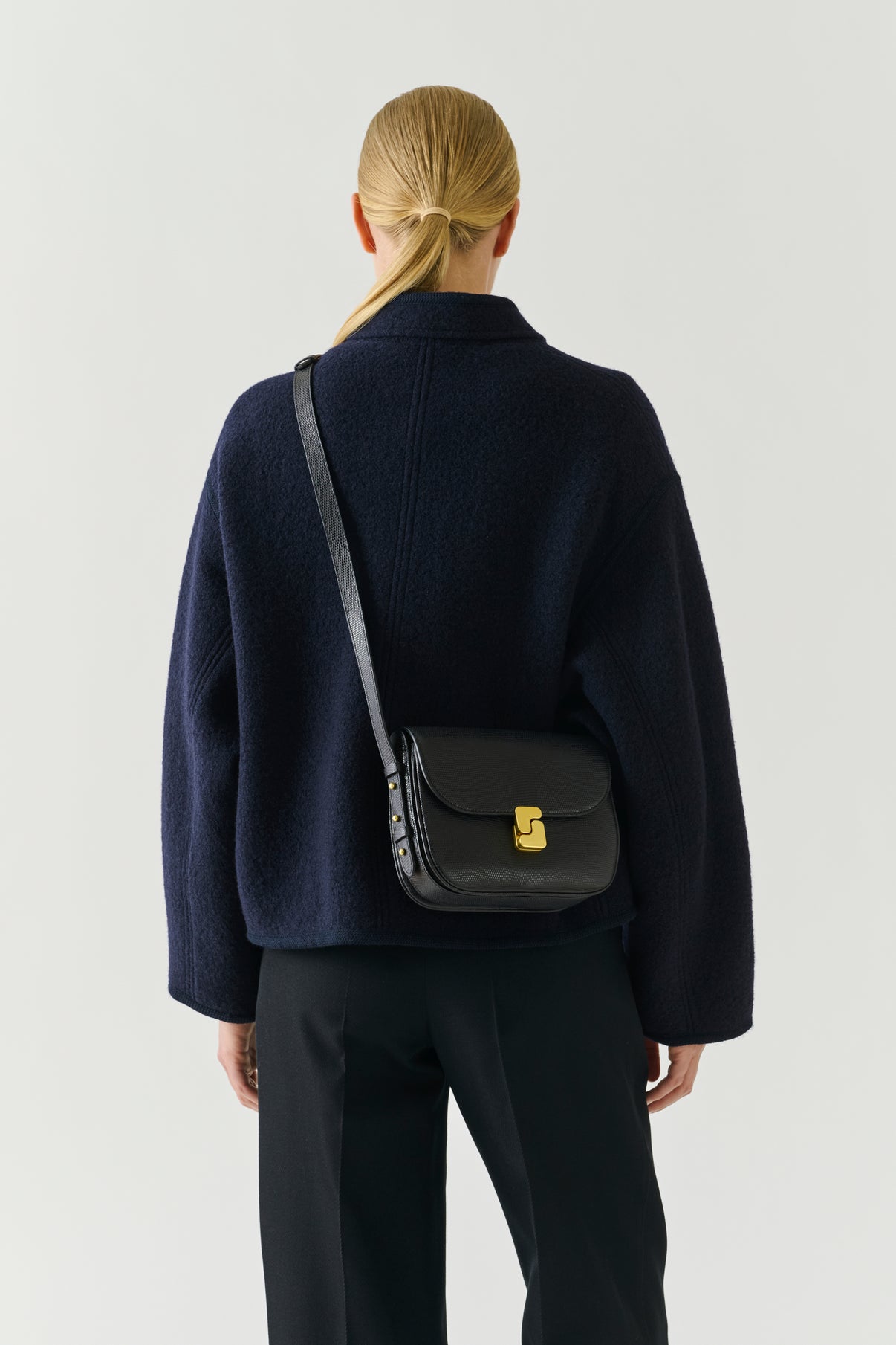 Sac Bellissima Mini - Noir Cuir Brillant - Soeur vue 2