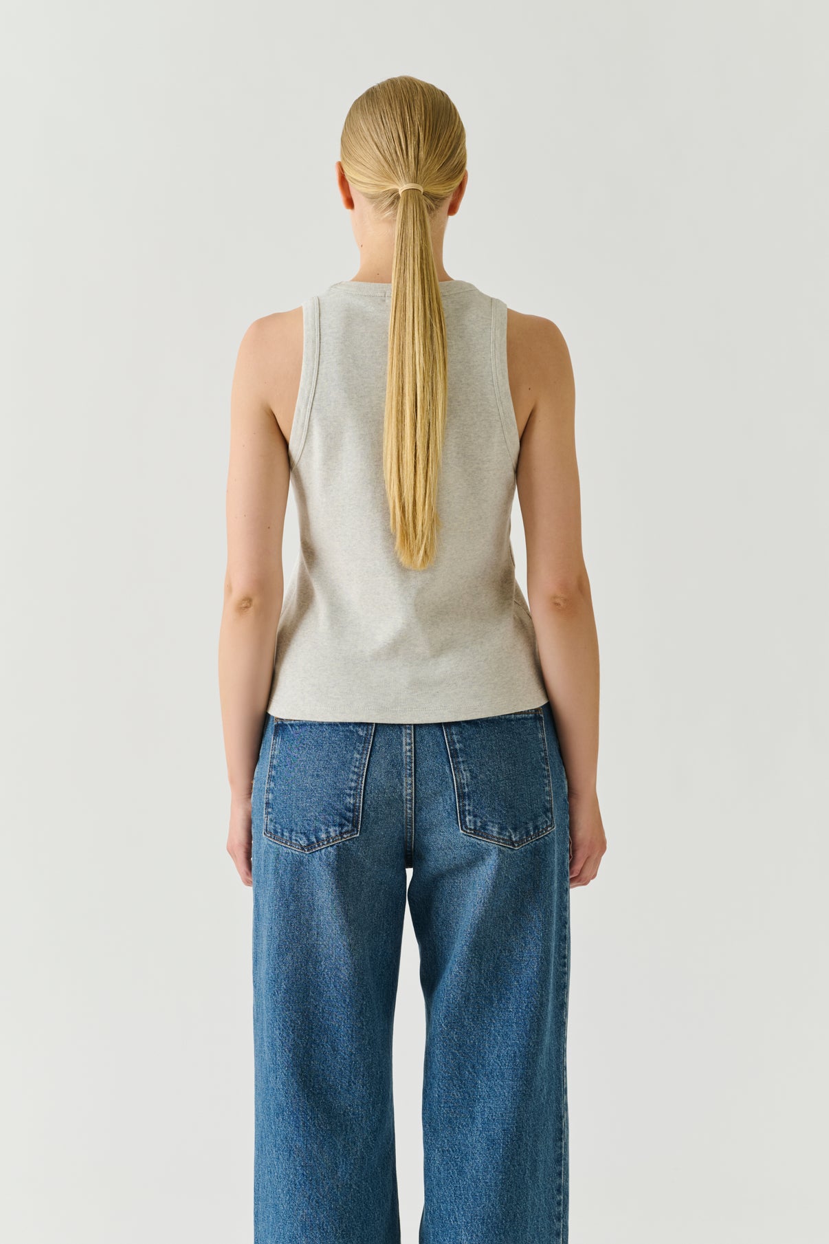 Tee-Shirt Dolly - Gris Chiné - Coton - Femme vue 2