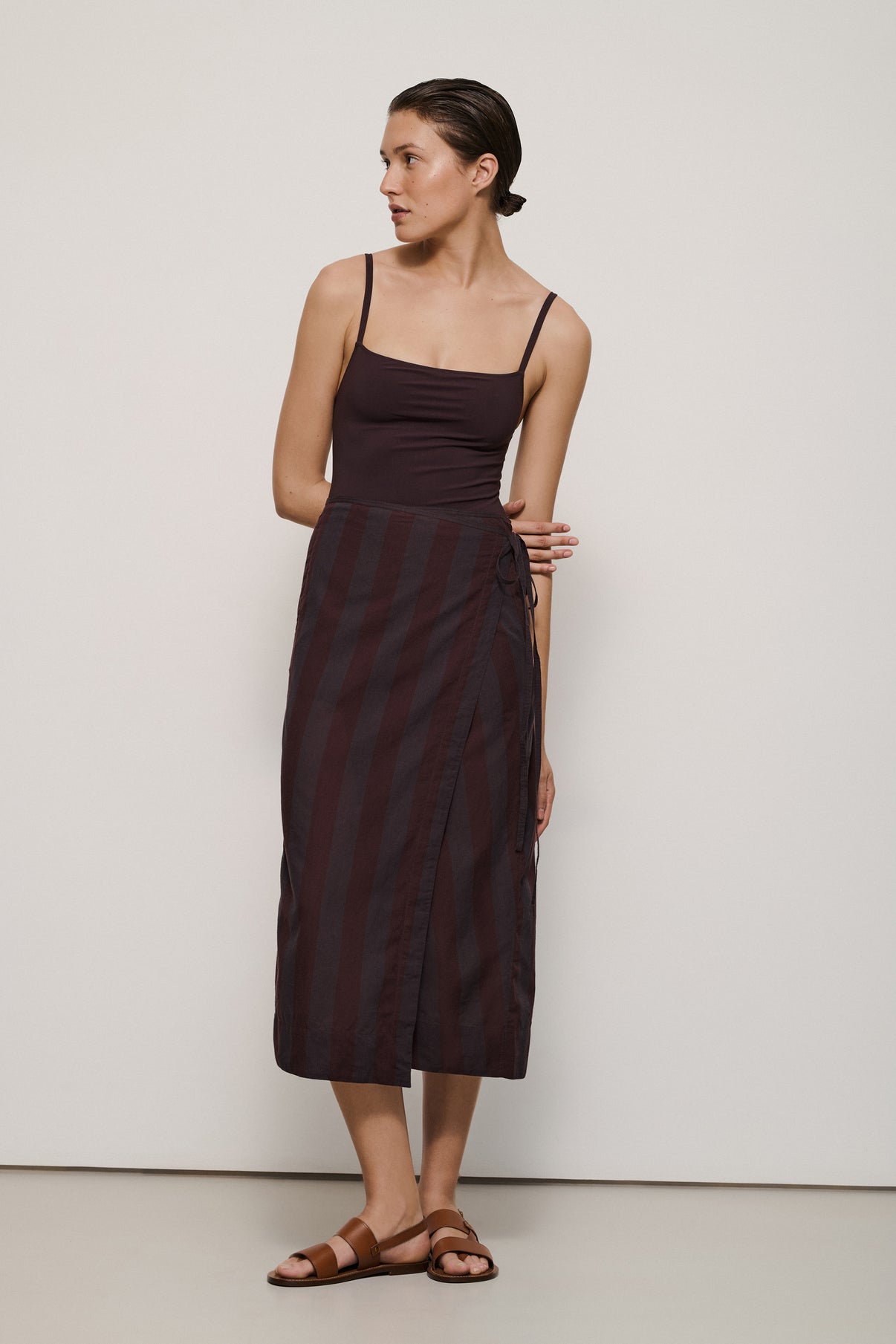 JUPE LA GONNA BORDEAUX vue 5