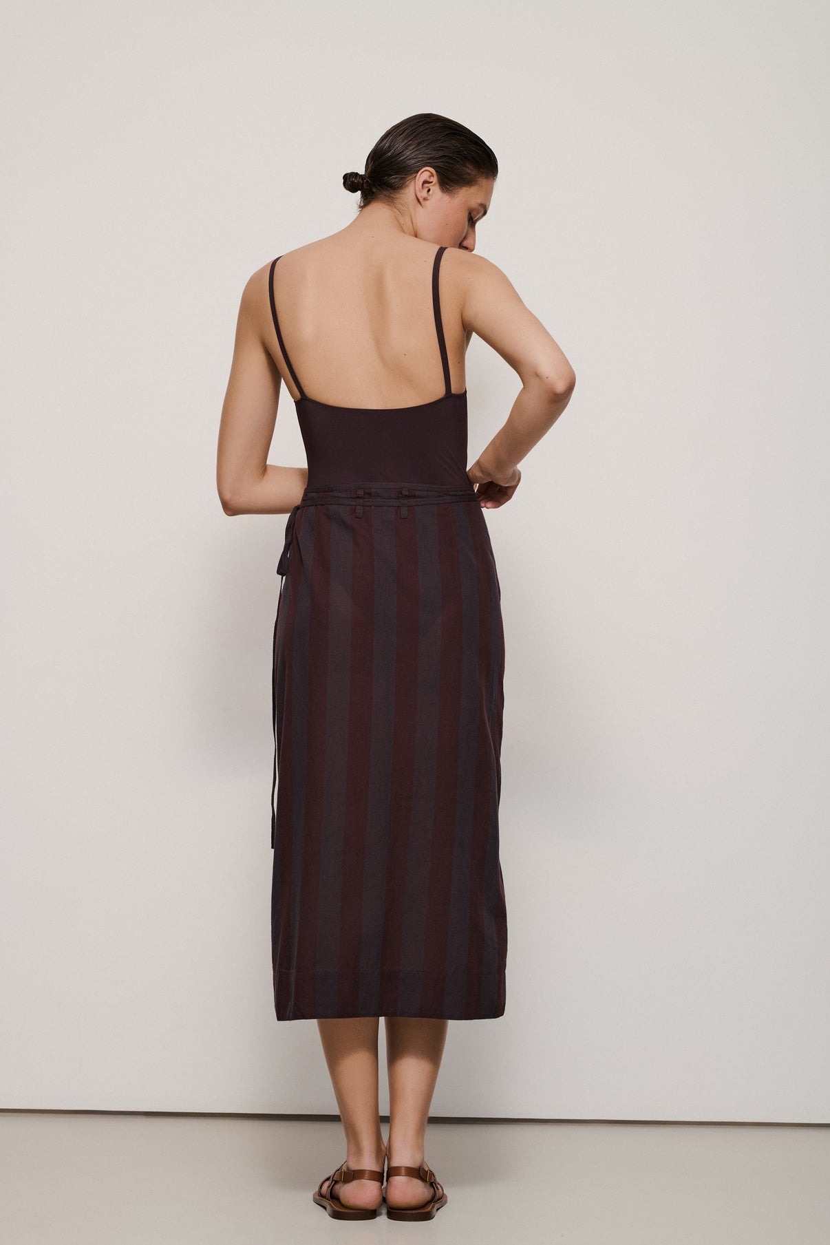 JUPE LA GONNA BORDEAUX vue 6