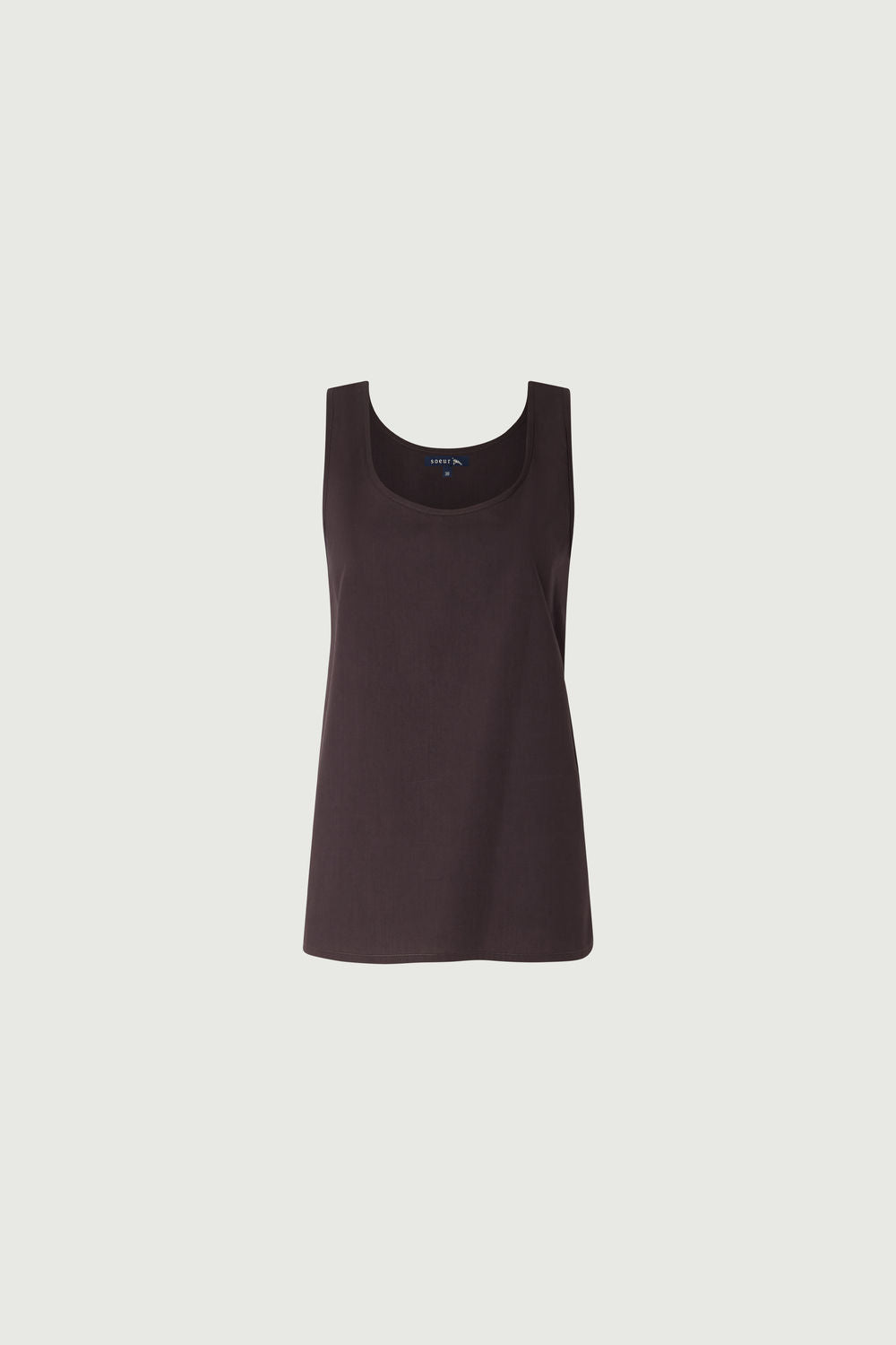 Robe Ianni - Charbon Coton Débardeur Inclus - Soeur
