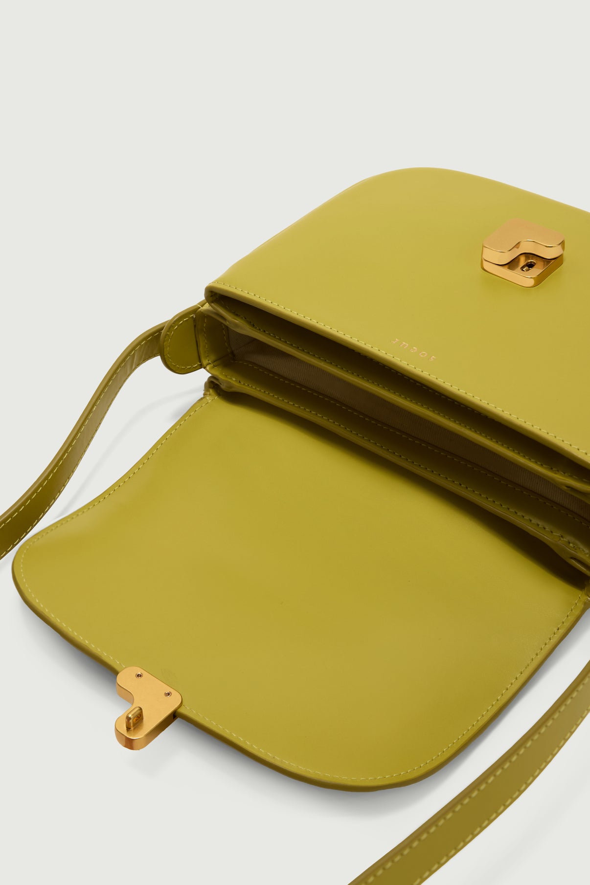 Sac Bellissima Mini - Jaune Néon - Cuir - Femme vue 5