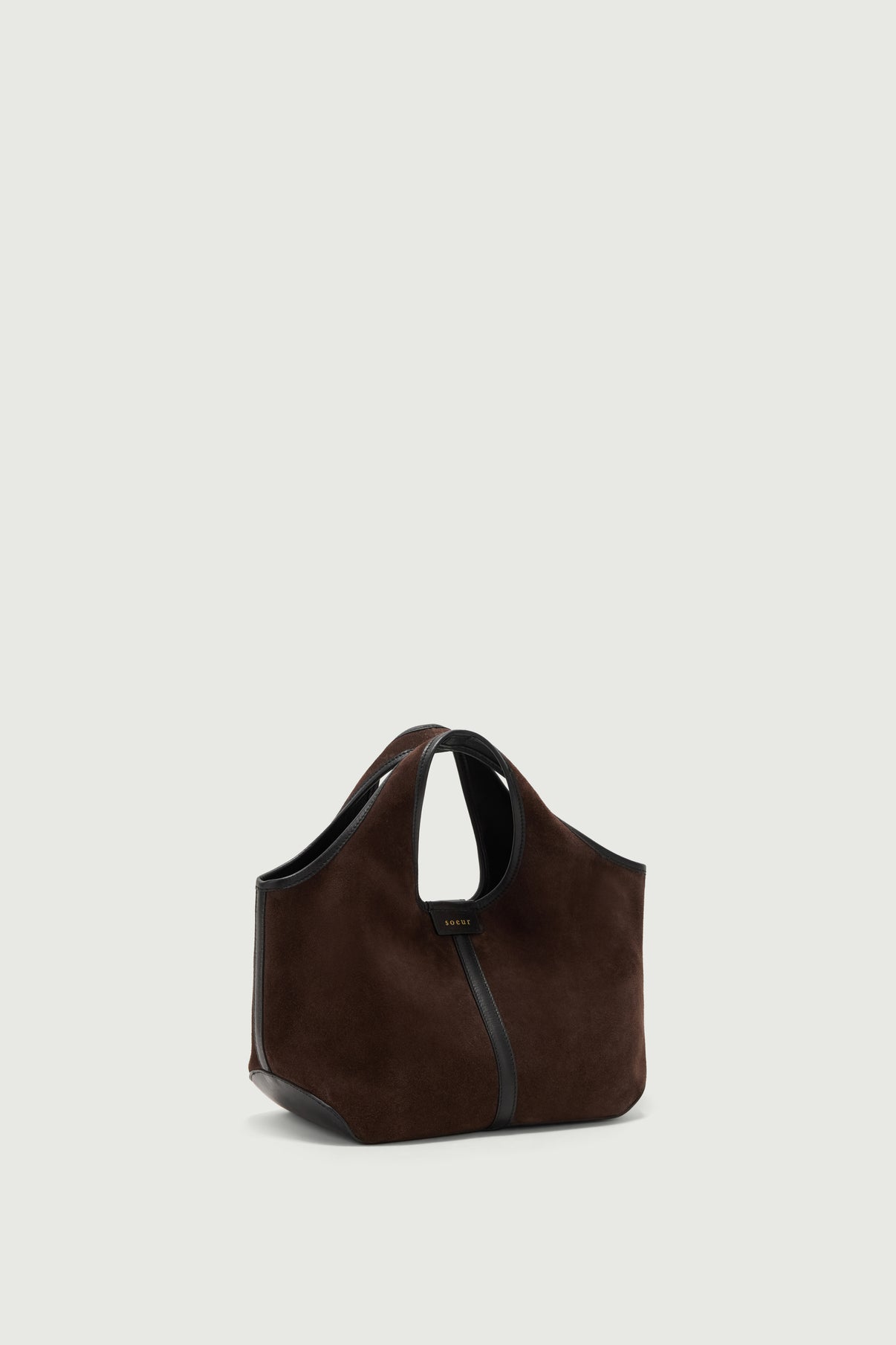 Sac Douce Mini - Marron Foncé - Cuir - Femme vue 2