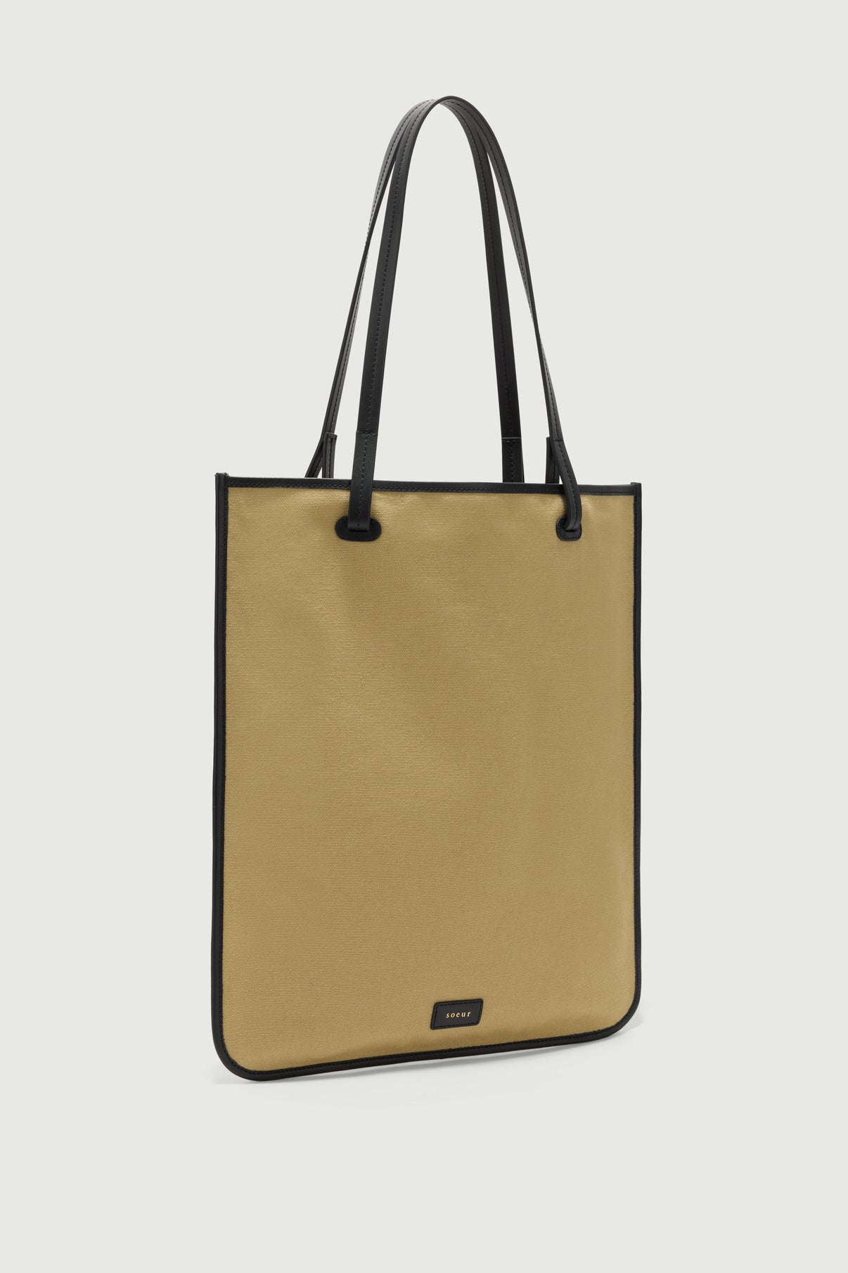 Sac Darlington - Beige/Noir - Coton - Femme vue 2