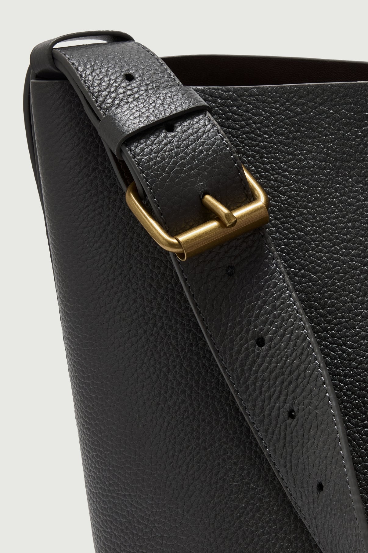 Sac Saudade - Acier - Cuir - Femme vue 3