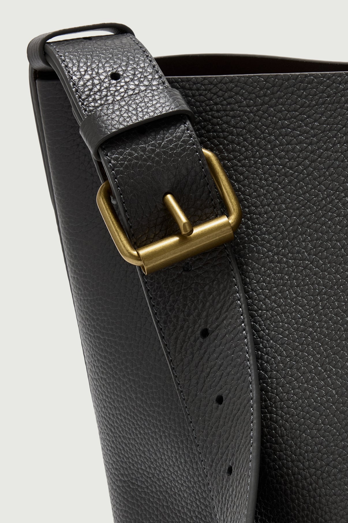 Sac Saudade Mini - Acier - Cuir - Femme vue 3