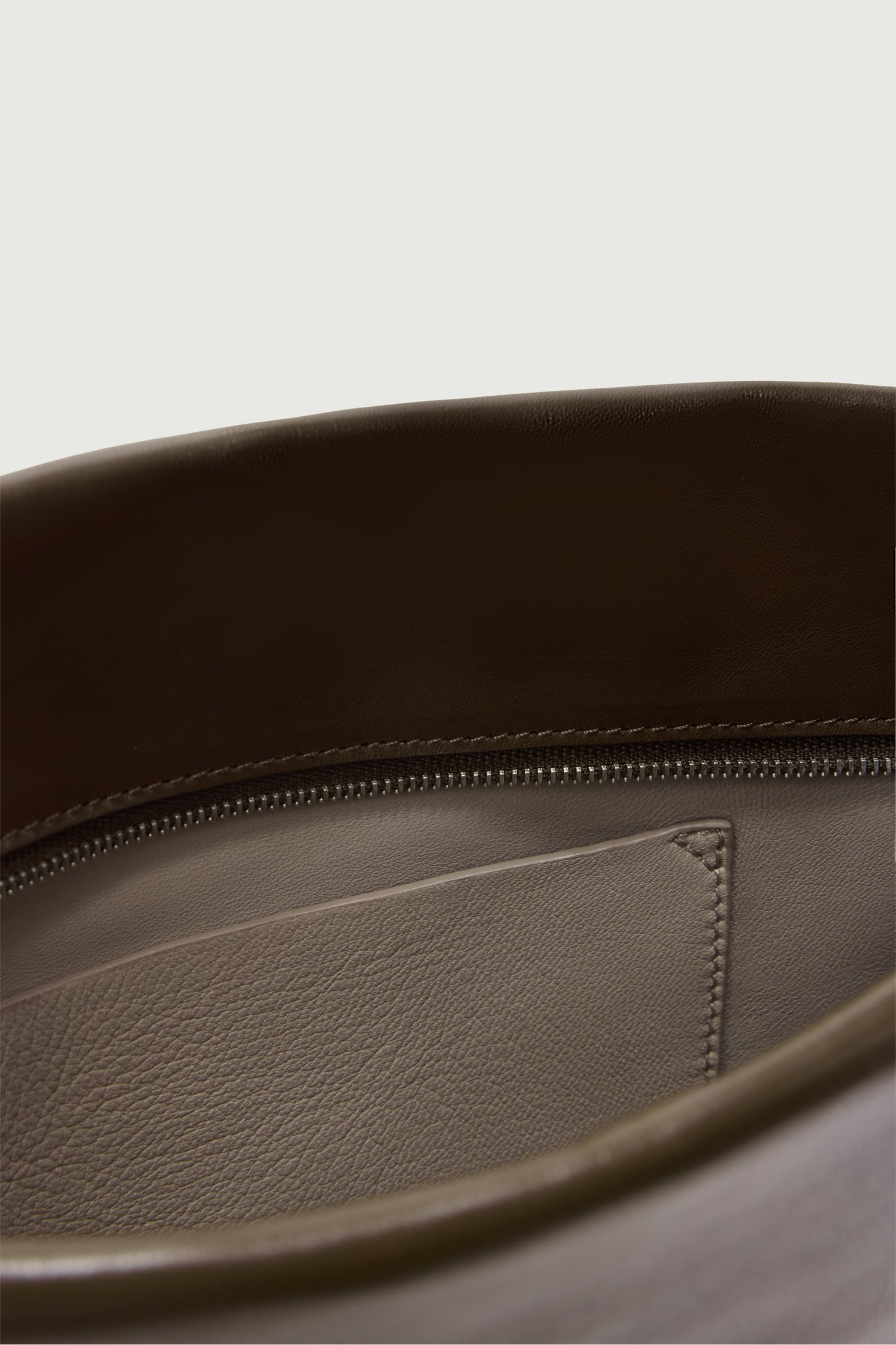 Cabas Gia - Kaki - Cuir - Femme