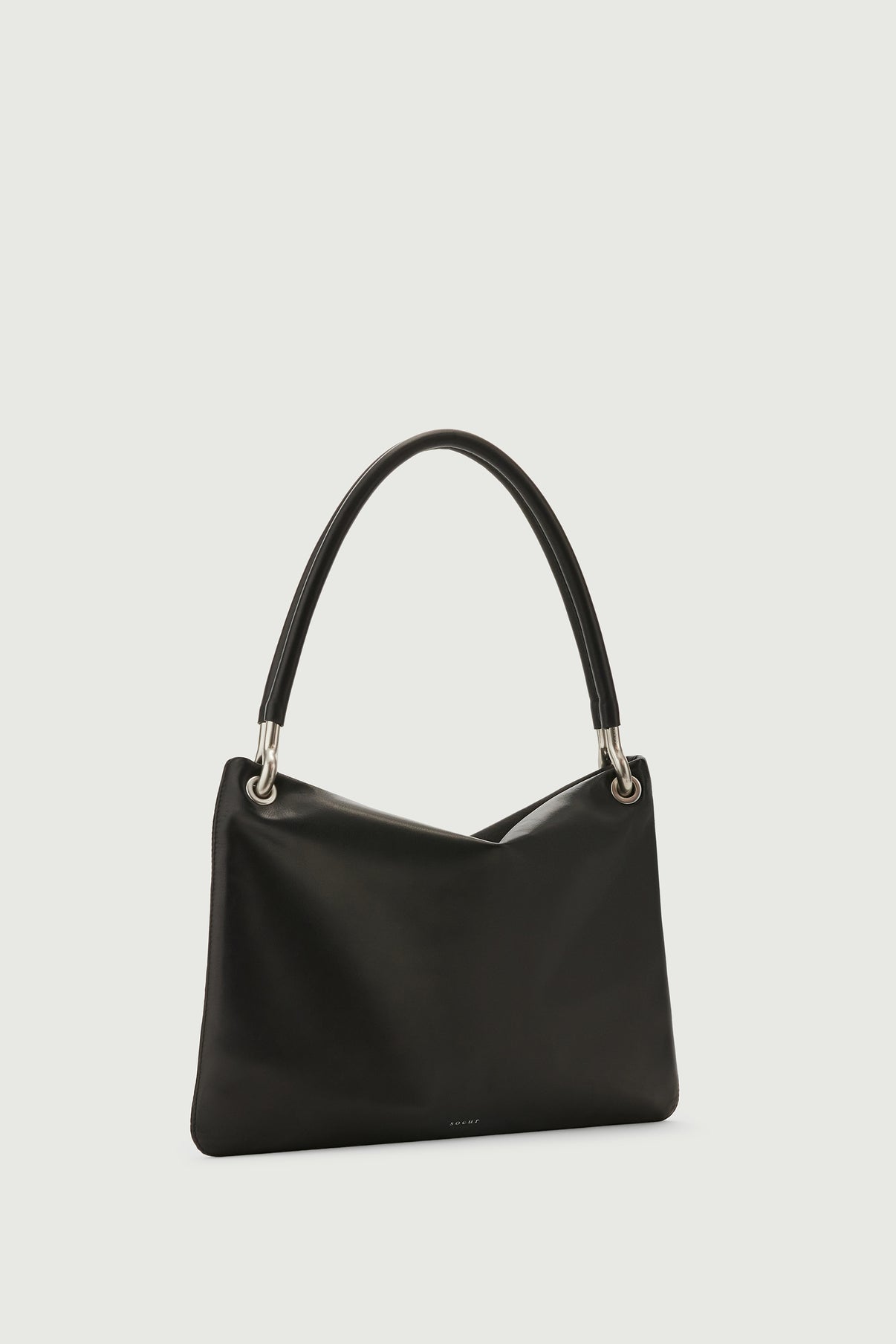 Cabas Gia Mini - Noir - Cuir - Femme vue 2
