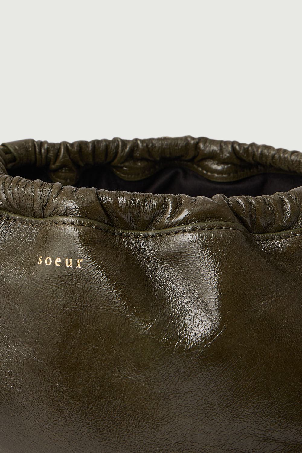 Sac Suzanna - Vert Olive - Cuir - Femme vue 6