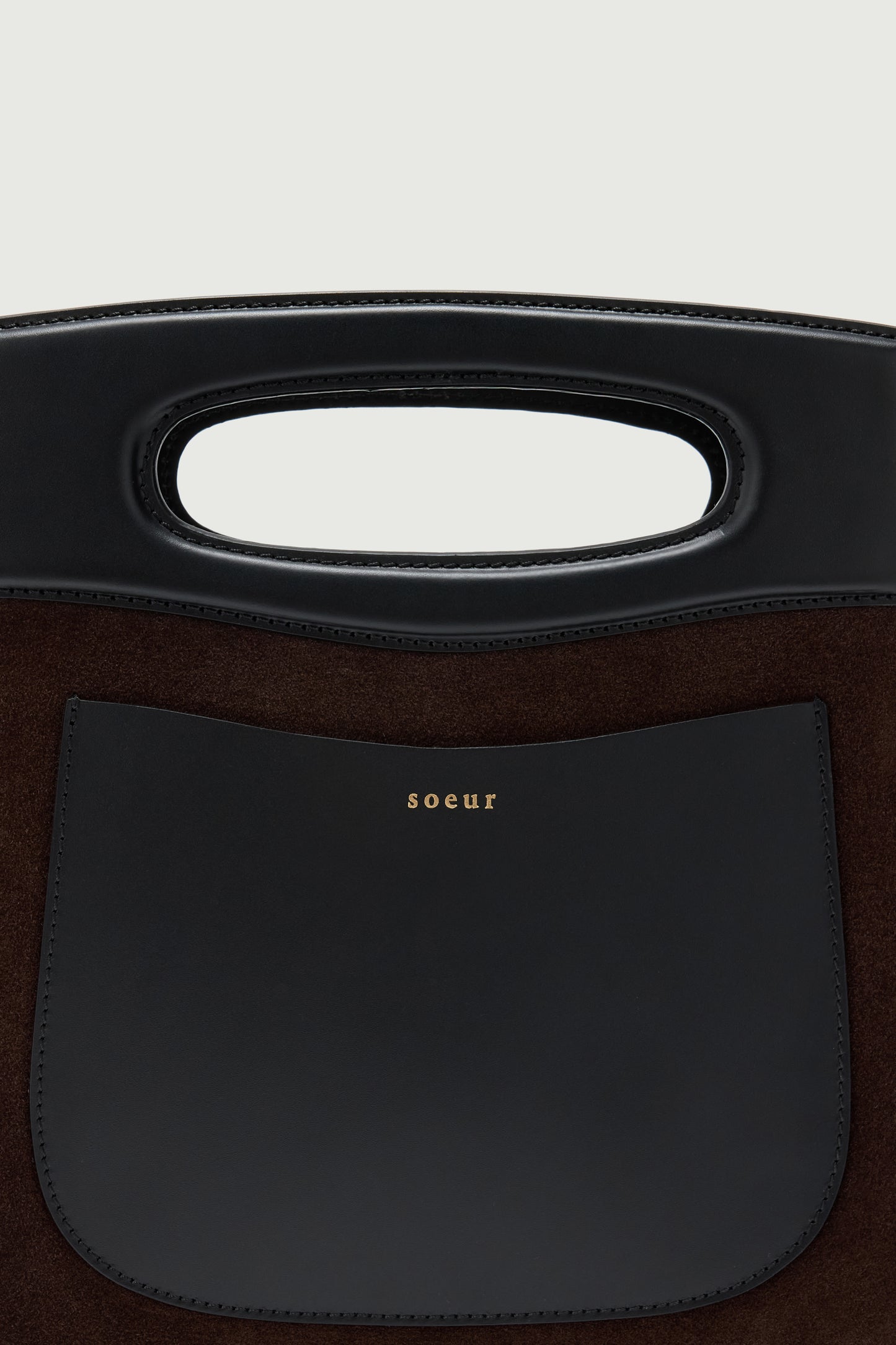 Sac Cheri - Marron Foncé - Cuir - Femme
